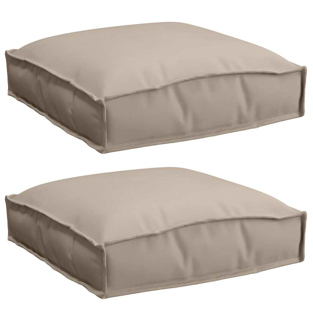 Kissen 2 pcs Anthrazit 40 x 40 x 8 cm Oxford-Stoff