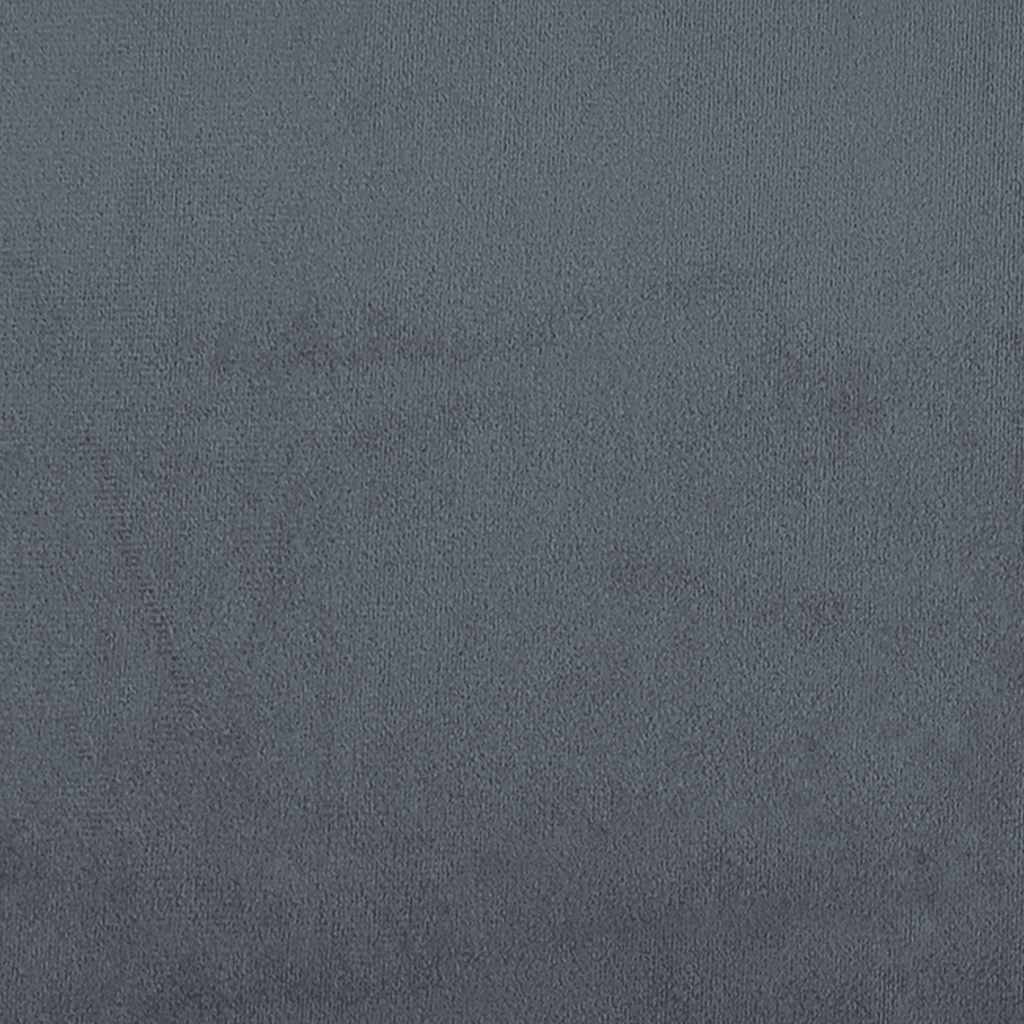Bettgestell "Dover" Hellgrau 80x200 cm Samt