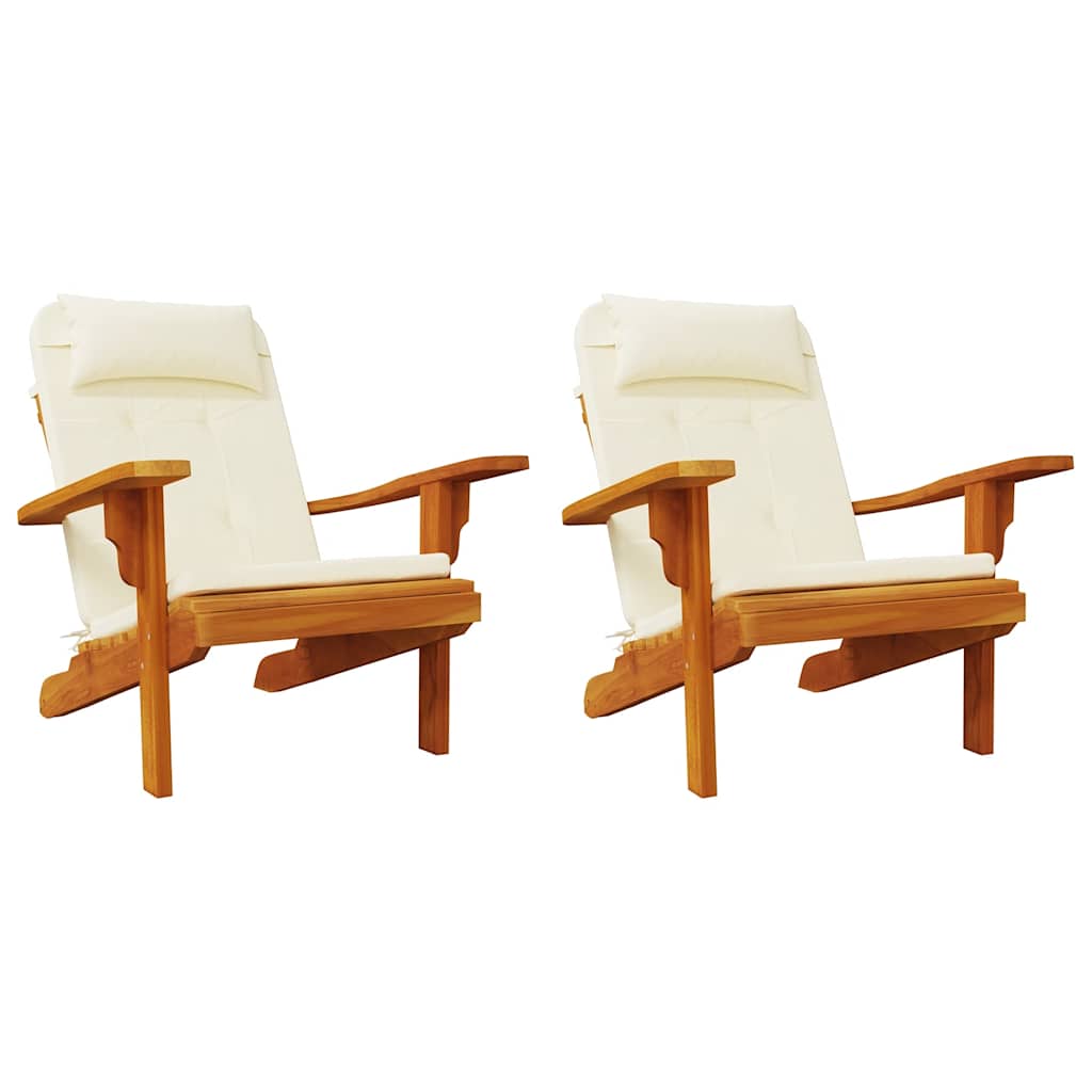 Adirondack-Auflagen 2 Stk. Hellblau Oxford-Gewebe
