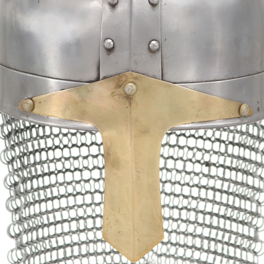 Preußische Pickelhaube Antik Replik für LARP Schwarz Stahl
