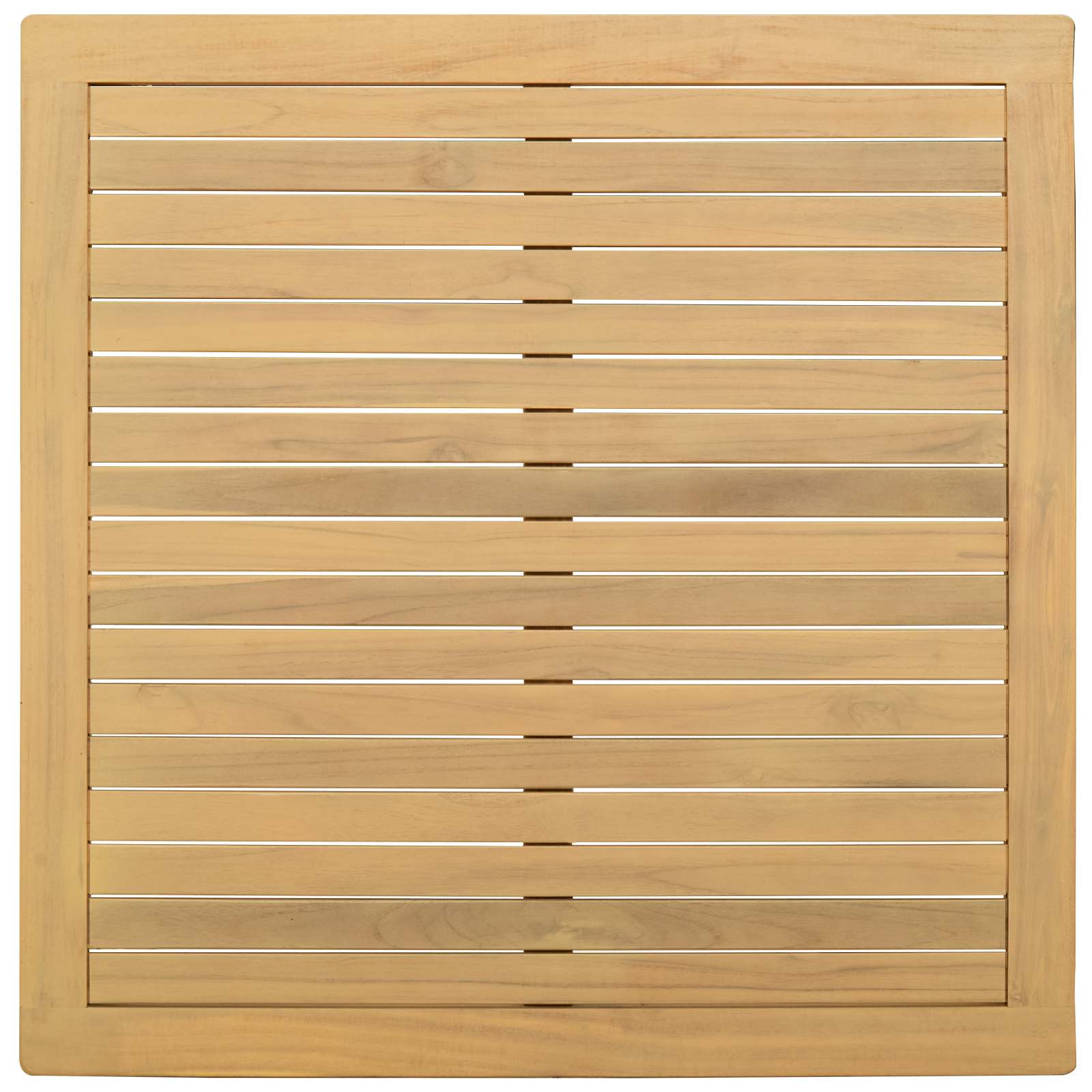 Couchtisch Helles Akazienholz 45 x 45 x 36 cm Massivholz Akazie