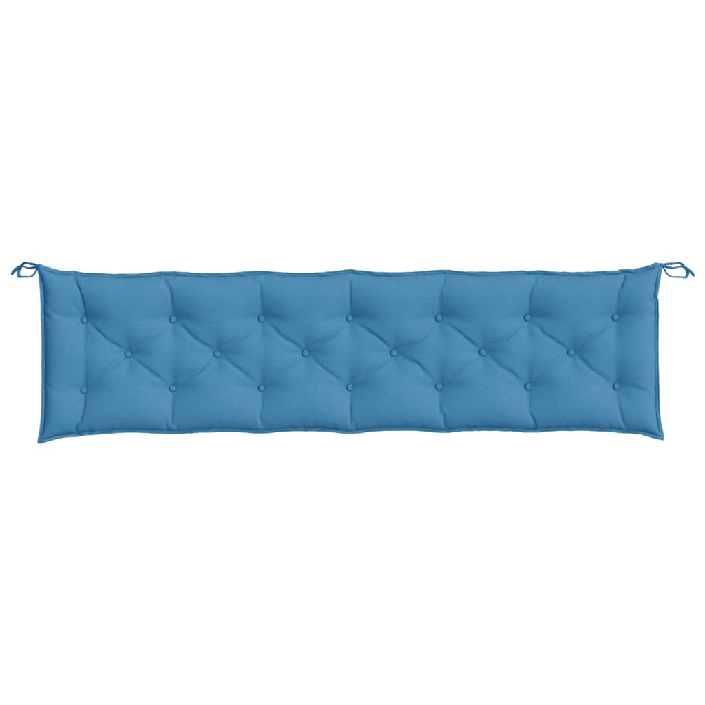 Gartenbank-Auflagen 2 Stk. Melange Anthrazit 100x50x7 cm Stoff