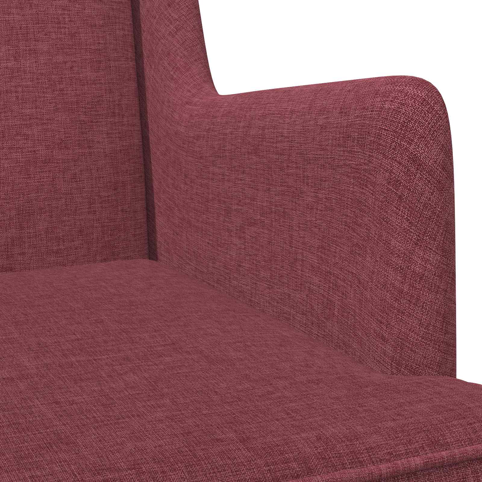 Schaukelstuhl Hellgrau 62 x 80 x 85 cm Stoff