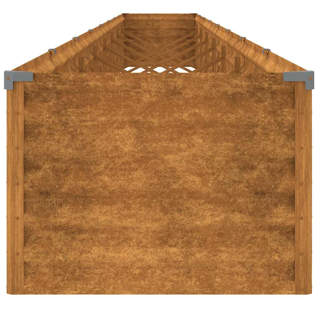 Garten-Hochbeet 100 x 50 x 36 cm Cortenstahl