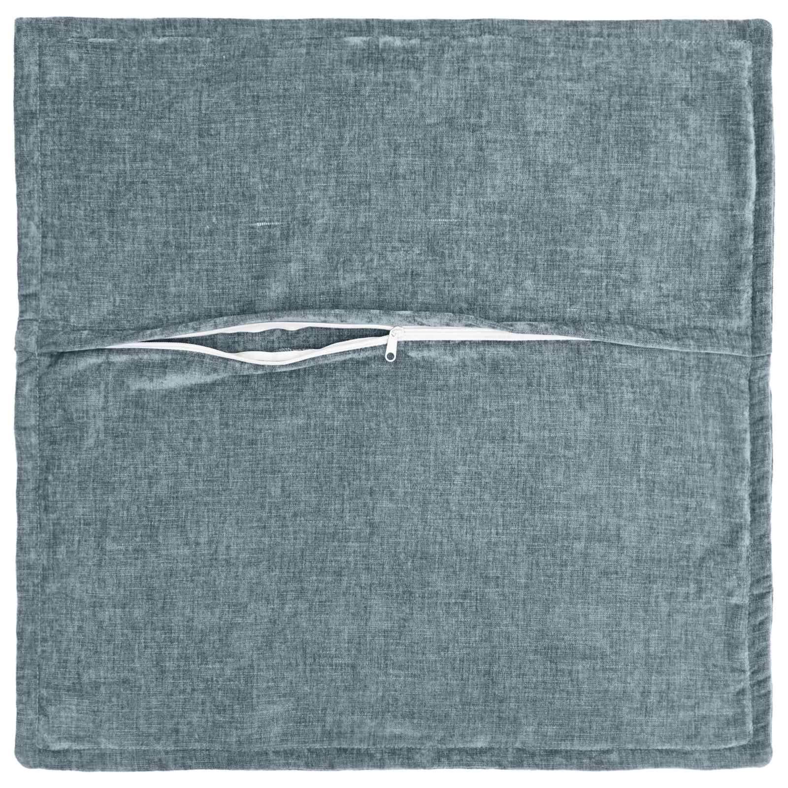 Kissenbezug 2 Stk. HOUTEN Dunkelgrau 30 x 30 cm Chenille-Stoff