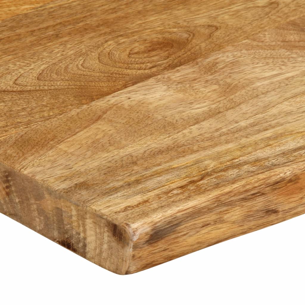 Tischplatte 40x40x2,5 cm Rechteckig Massivholz Akazie Baumkante