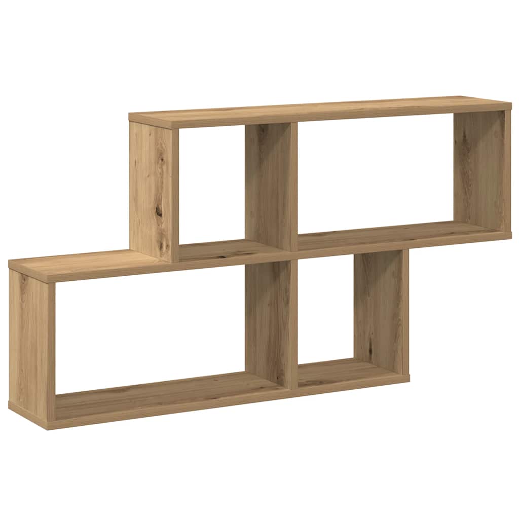 Wandregal Weiß 100x18x53 cm Holzwerkstoff