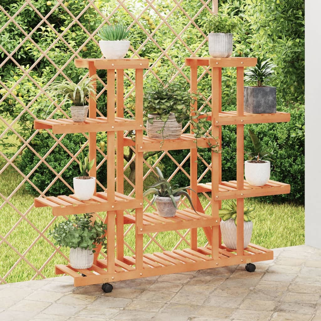 Blumenständer 110x25x96 cm Massivholz Tanne