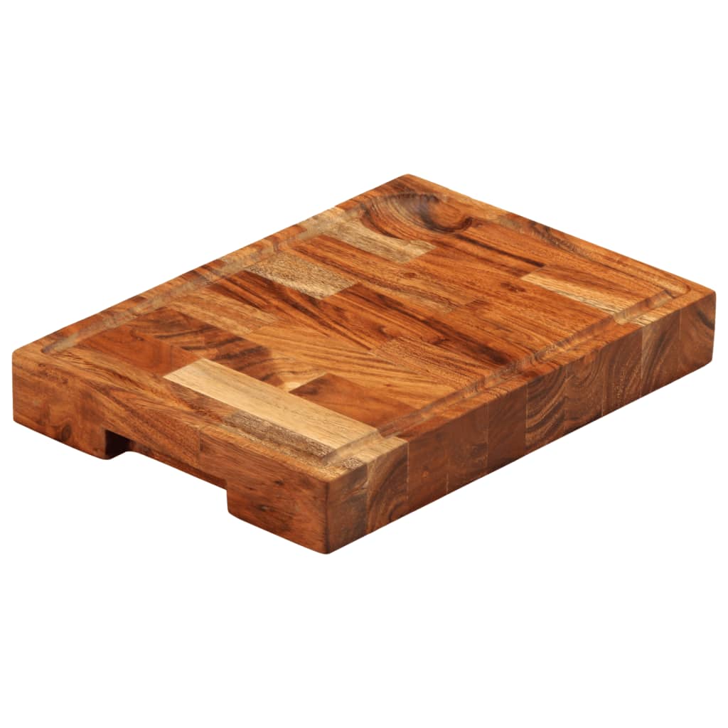 Schneidebrett 42x30x4 cm Massivholz Akazie