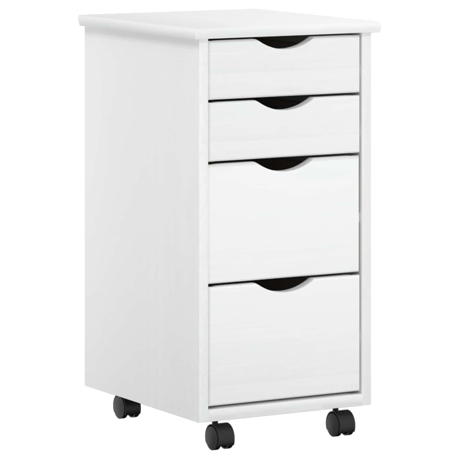 Desk und Rolling Cabinet Set MOSS 2 pcs Honigbraun