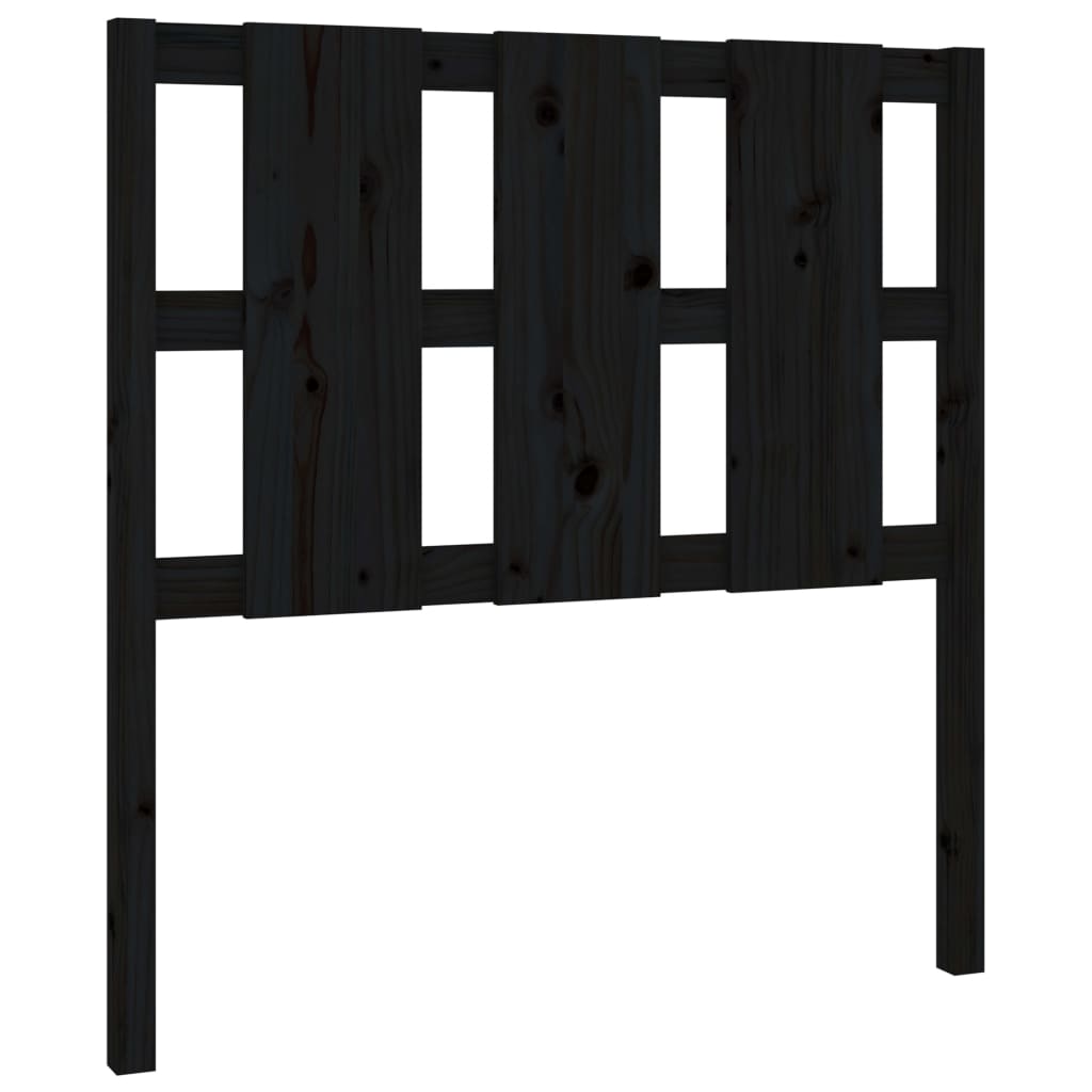 Kopfteil Grau 80,5x4x100 cm Massivholz Kiefer
