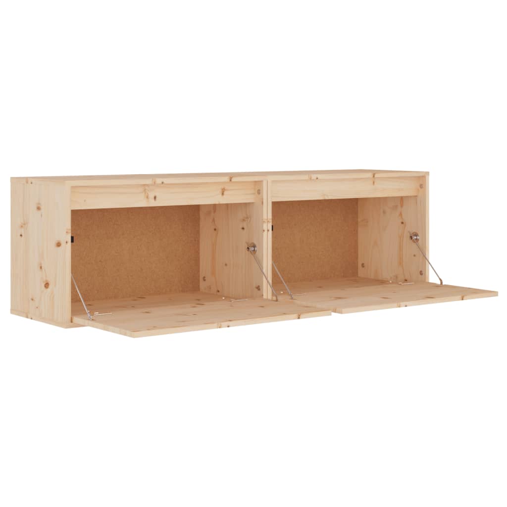 Wandschrank 60x30x35 cm Massivholz Kiefer
