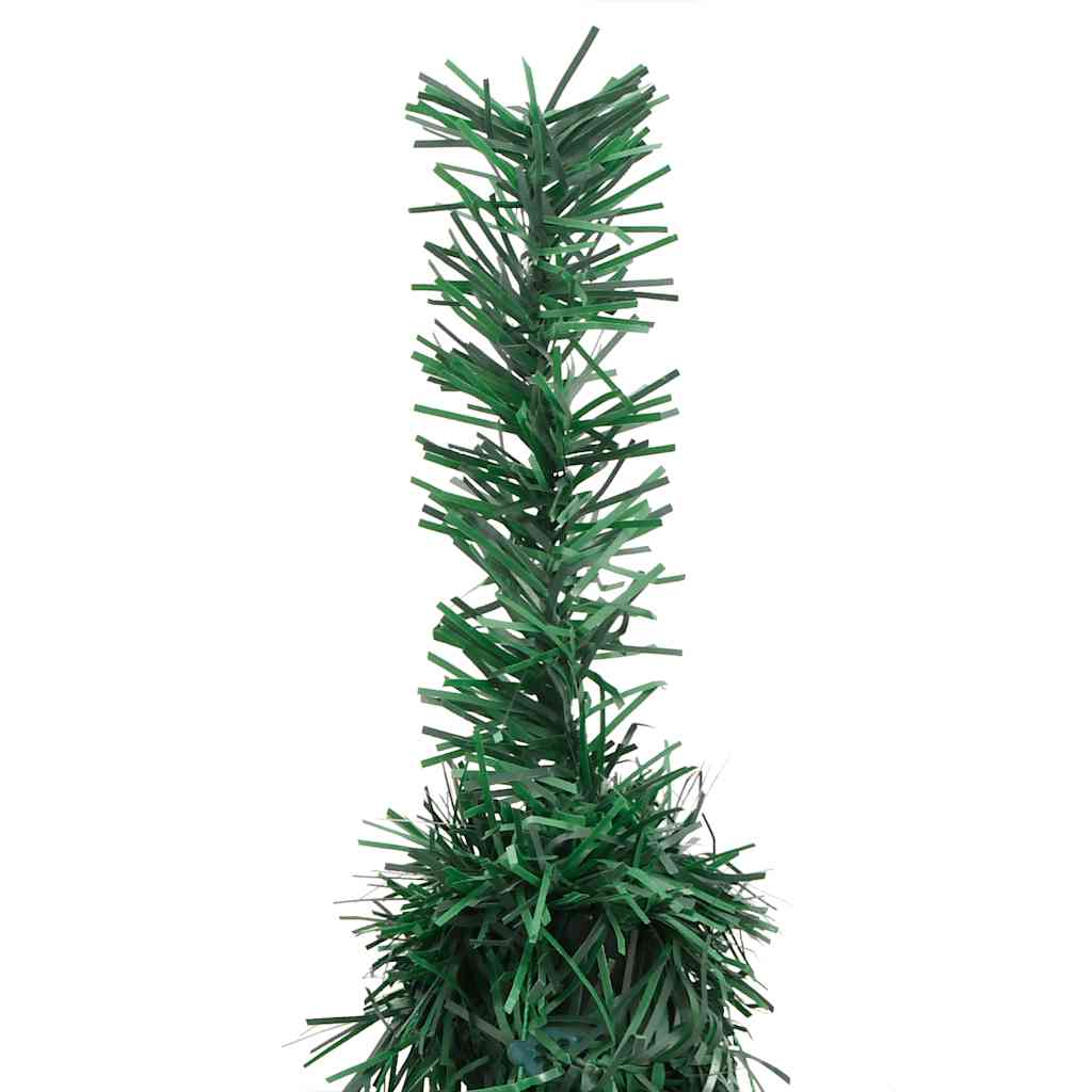 Künstlicher Pop-Up-Weihnachtsbaum mit Beleuchtung Grün 150 cm