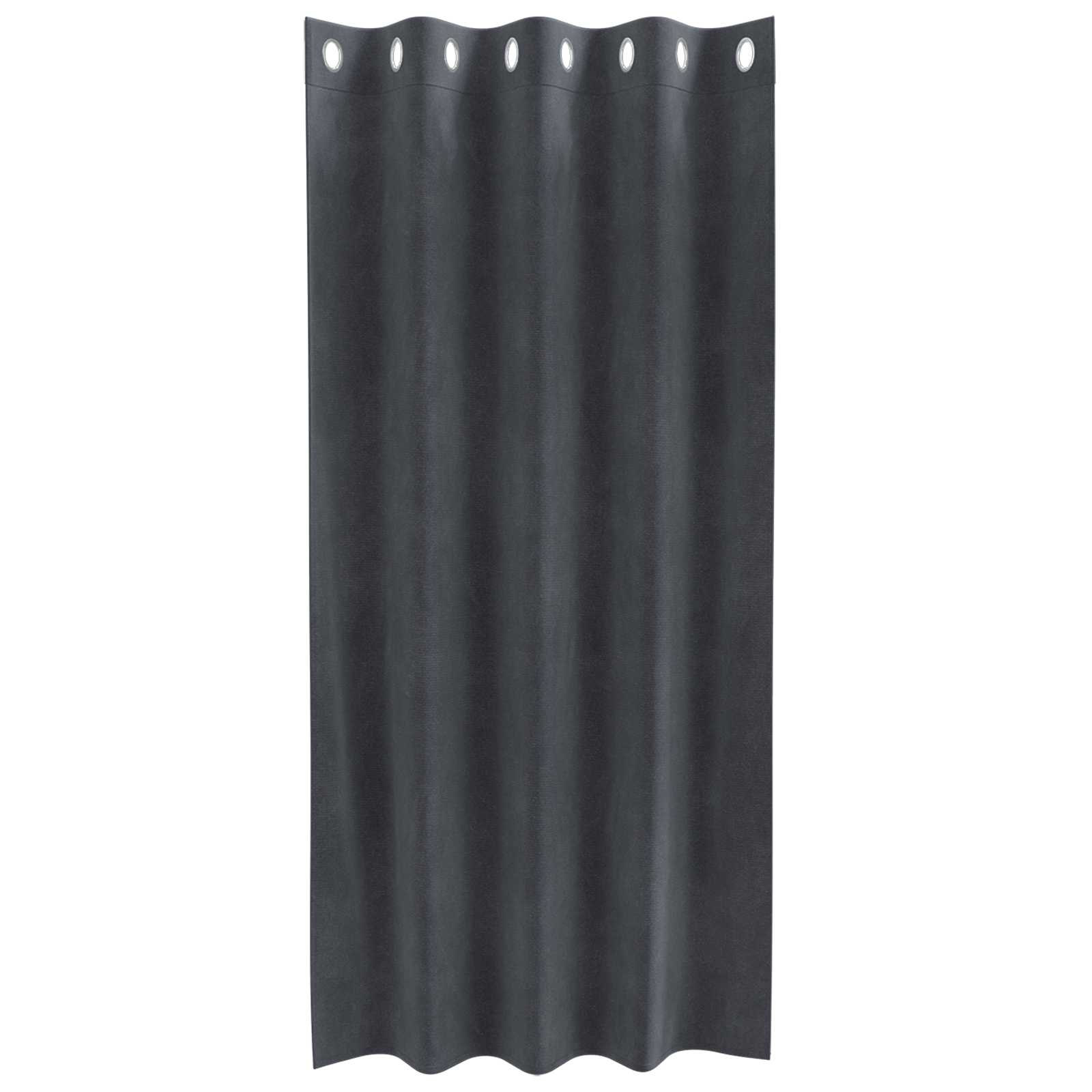 Verdunkelungsvorhänge 2 pcs Schwarz 140 x 140 cm Samt