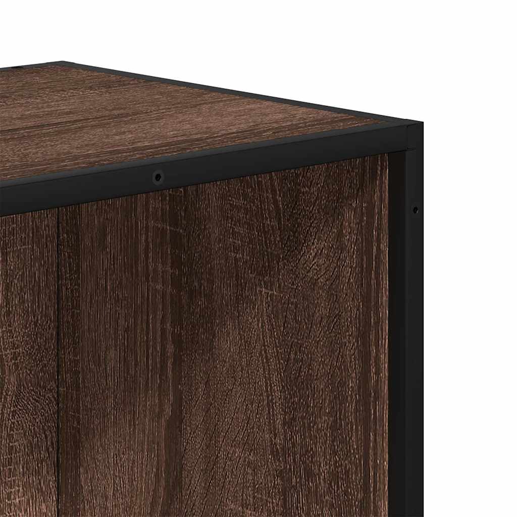 Bücherregal Schwarz 60x35x139 cm Holzwerkstoff