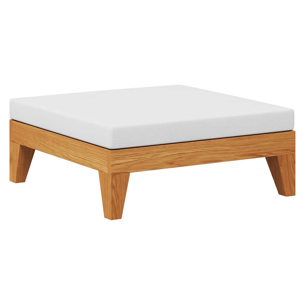2-tlg. Garten-Lounge-Set mit Auflagen Massivholz Akazie