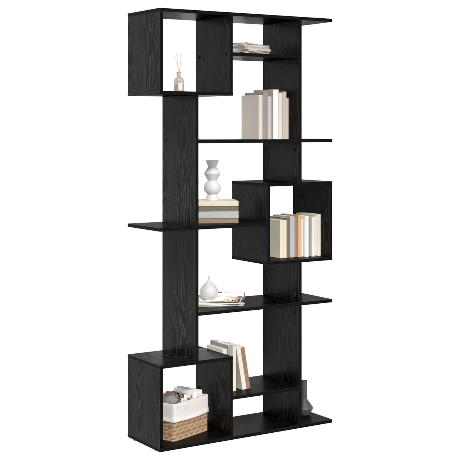 Bücherregal Weiß 92x29x188 cm Holzwerkstoff