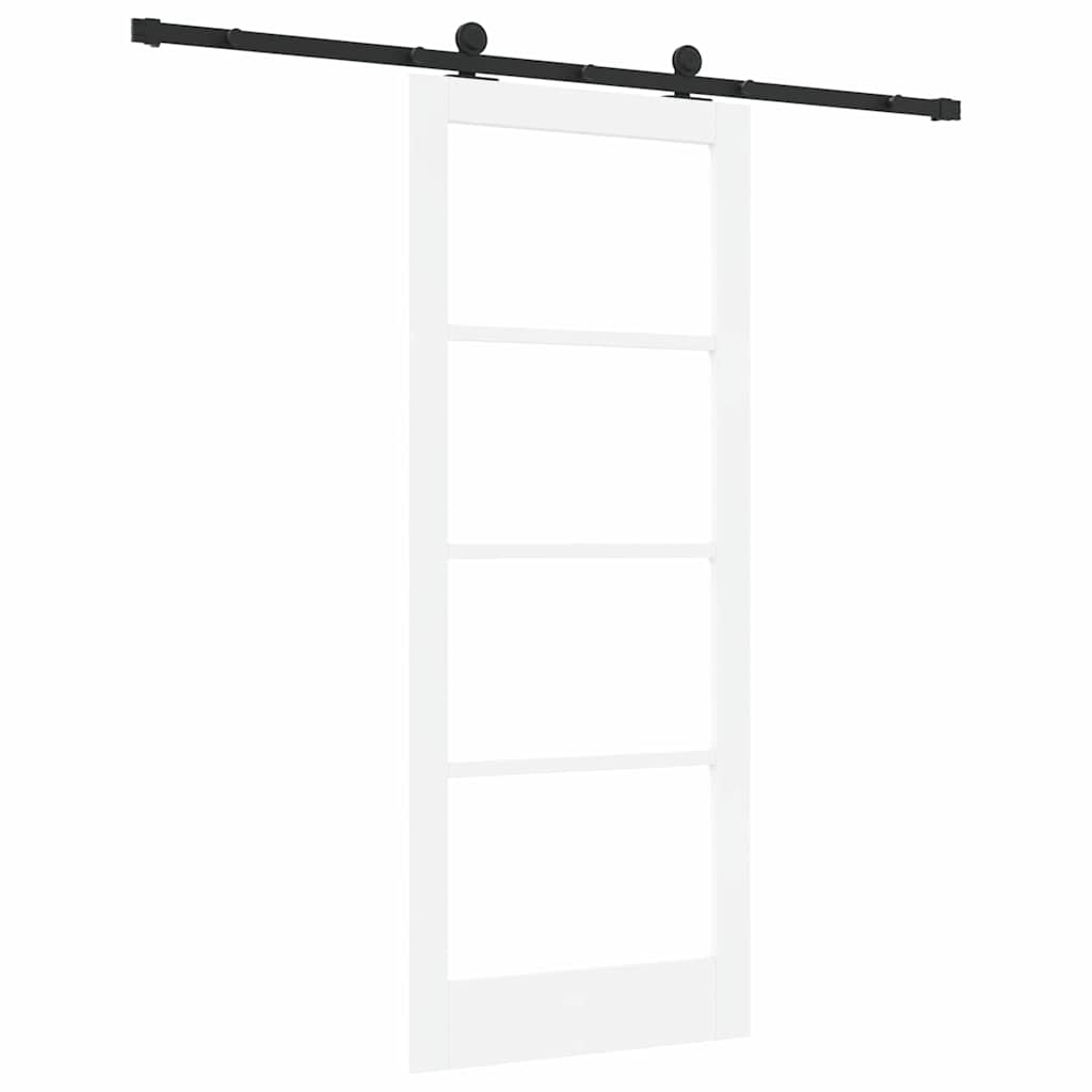 Schiebetür ORKDAL Natürlich und Schwarz 61 x 198,5 cm