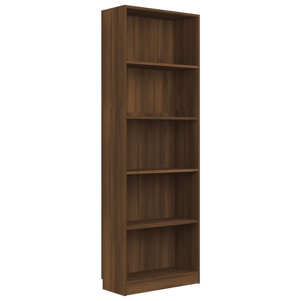 Bücherregal 3 Fächer Weiß 40x24x109 cm Holzwerkstoff