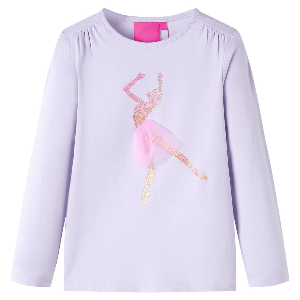Kinder-Langarmshirt Marineblau 92