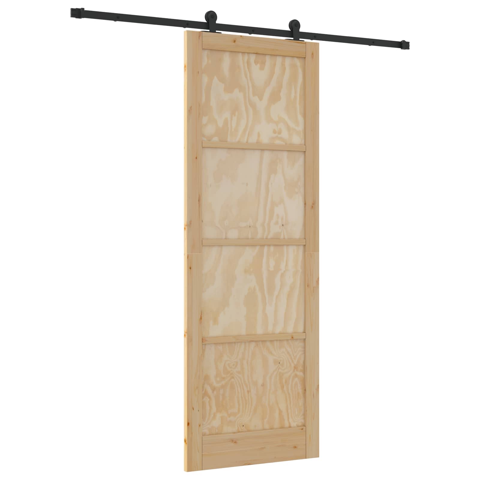 Schiebetür ORKDAL Natur 61 x 198,5 cm Massives Kiefernholz