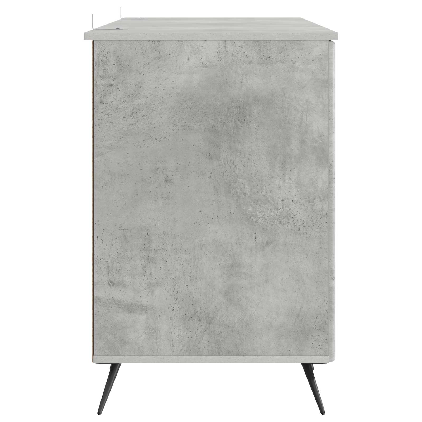Schreibtisch mit Regal Schwarz 142,5 x 50 x 75 cm Holzwerkstoff