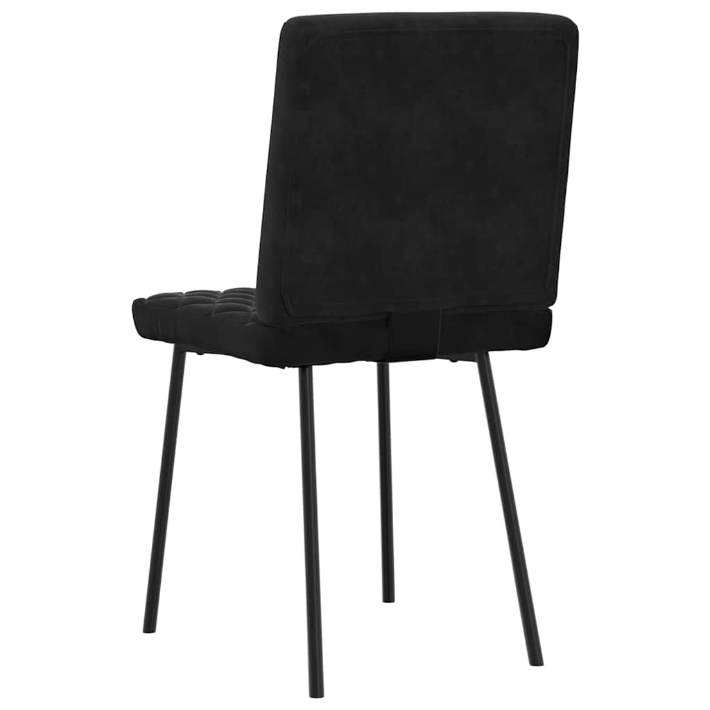 Esszimmerstühle 4 Stk. Creme Samt