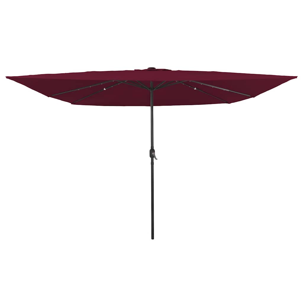 Garten-Sonnenschirm Sand 295 x 295 x 245 cm Polyester und Stahl