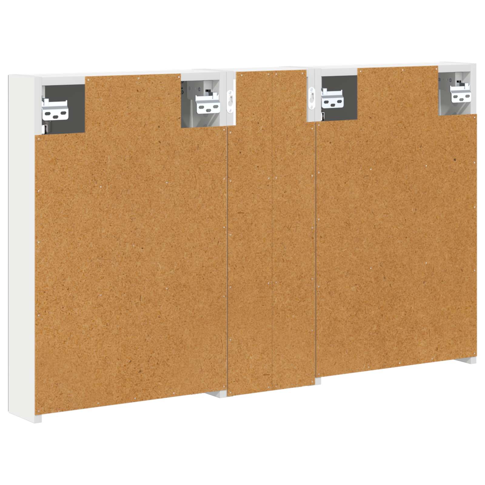 Badezimmerschrank-Set 3 pcs 80 x 10,5 x 50 cm Holzwerkstoff