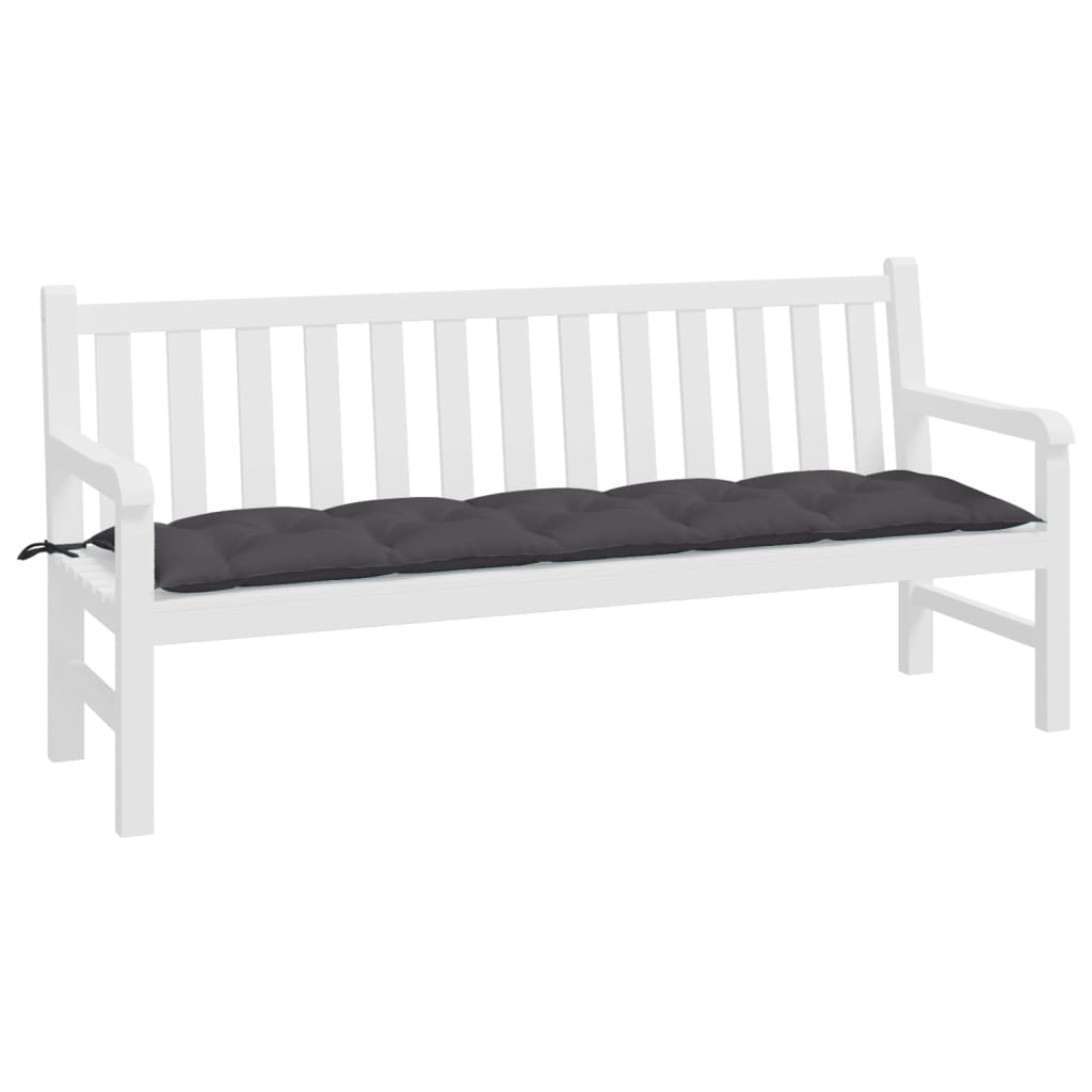 Gartenbank-Auflage Anthrazit 100x50x7 cm Oxford-Gewebe