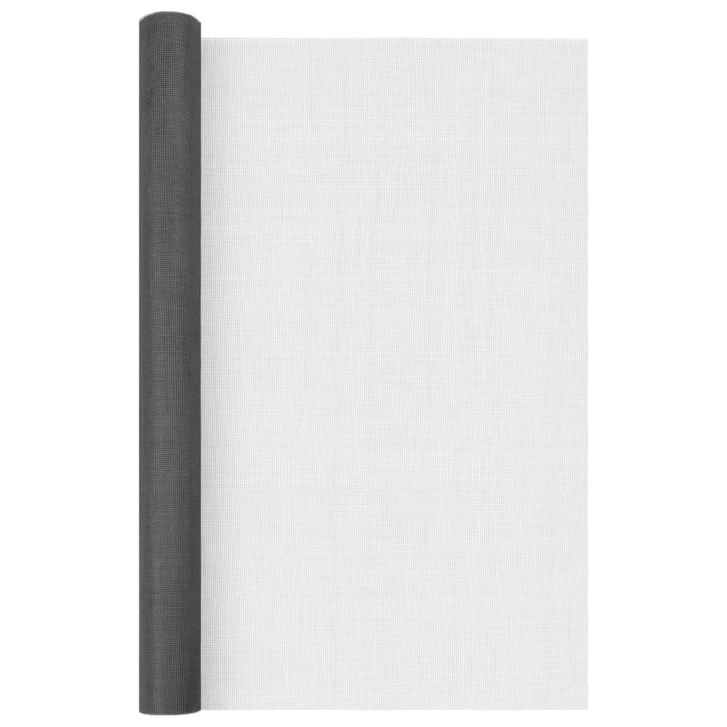 Fiberglas Mesh-Rolle Insektenschutzgitter Tür/Fenster 100 x 500 cm schwarz