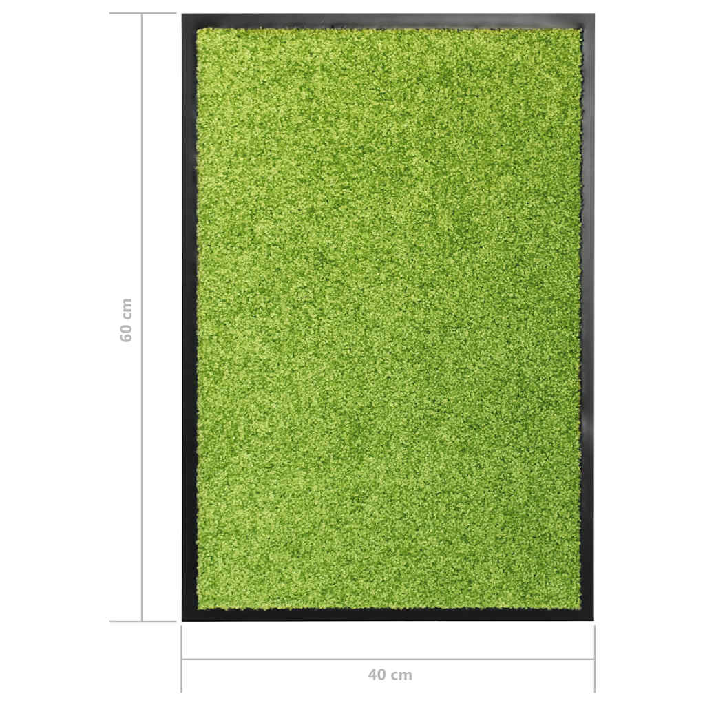 Fußmatte Waschbar Anthrazit 120x180 cm