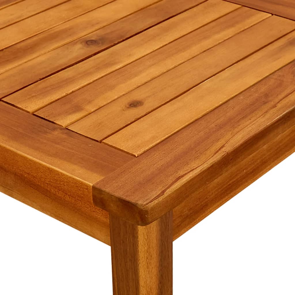 Couchtisch Helles Akazienholz 45 x 45 x 36 cm Massivholz Akazie