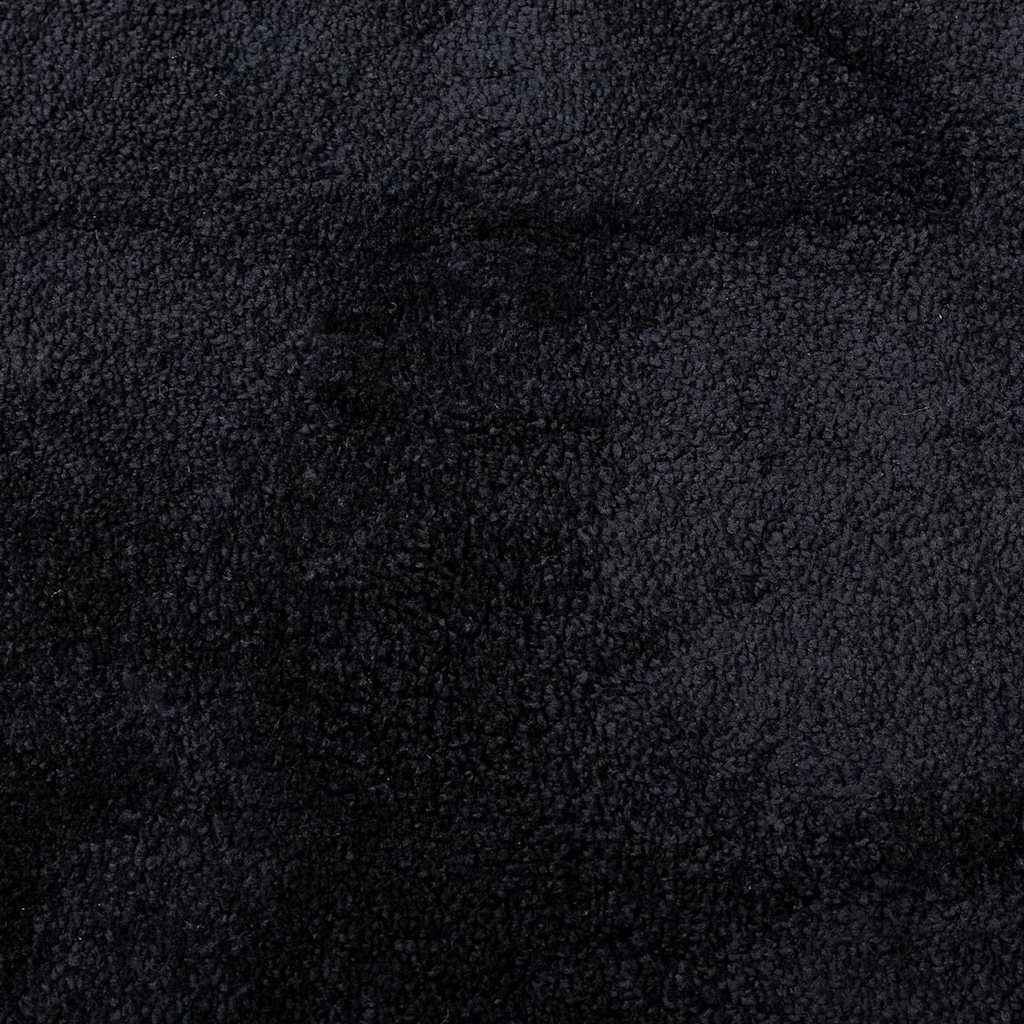 Teppich OVIEDO Kurzflor Anthrazit 120x120 cm