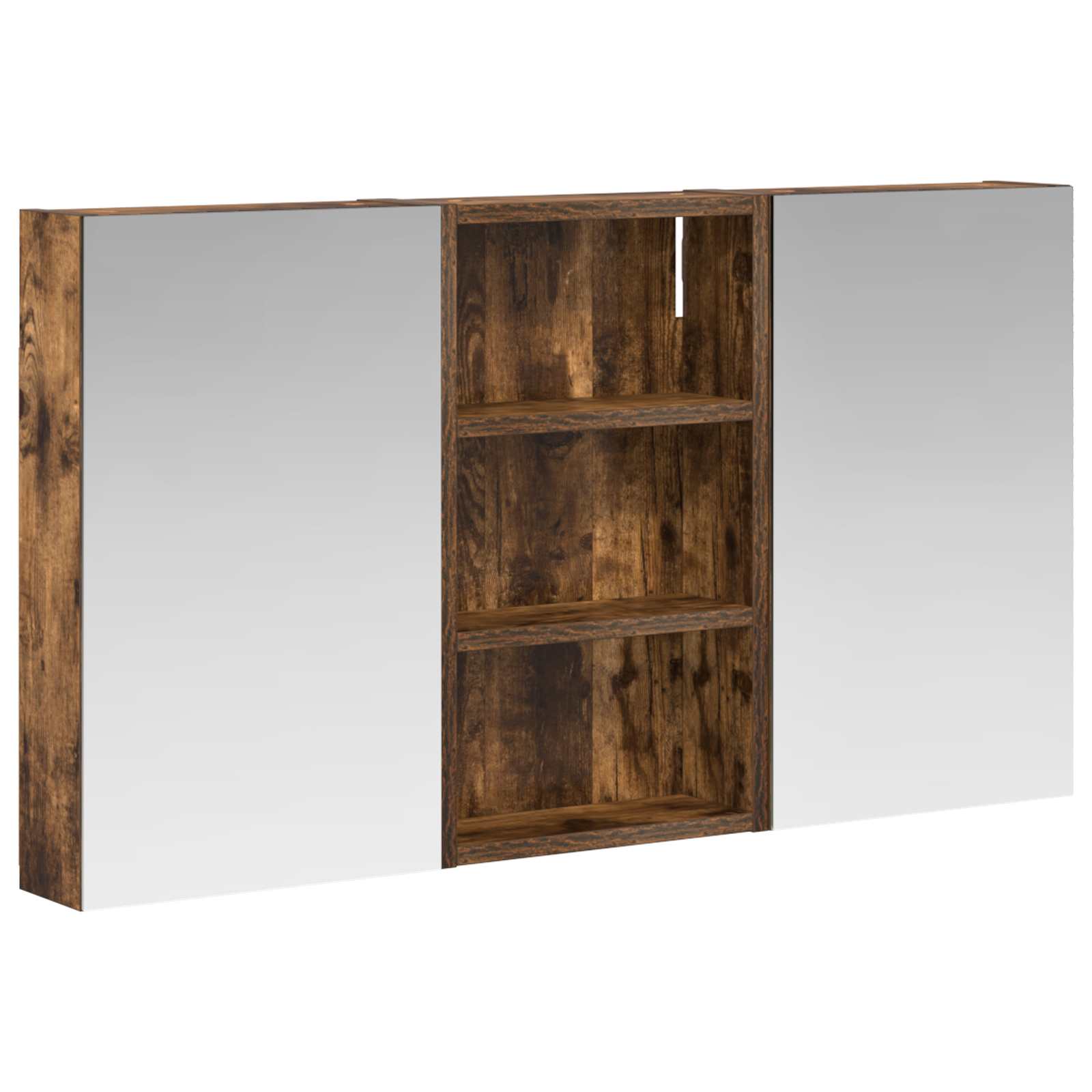 Badezimmerschrank-Set 3 pcs 80 x 10,5 x 50 cm Holzwerkstoff