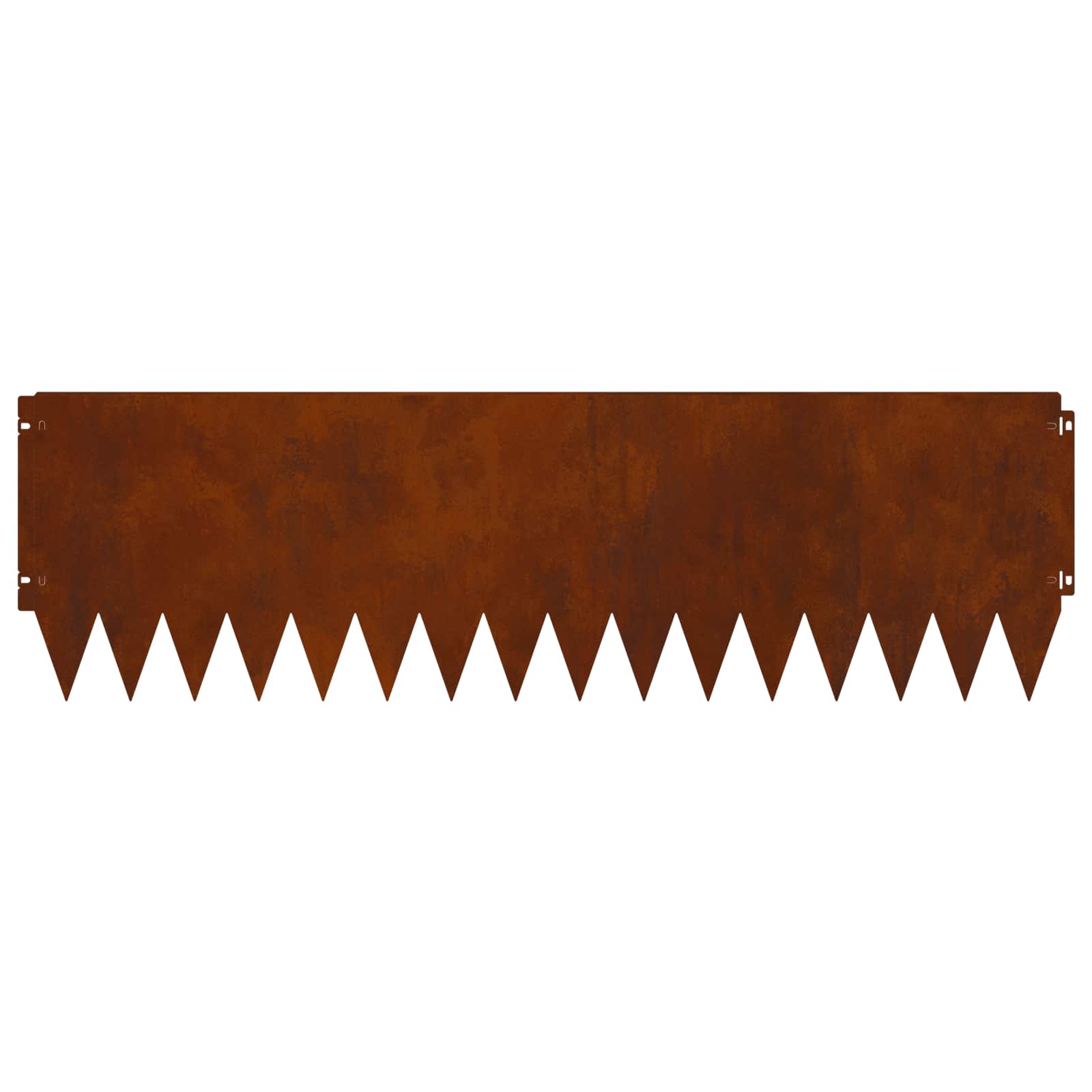 Raseneinfassung 10 pcs 103 x 10 cm Stahl Schwarz
