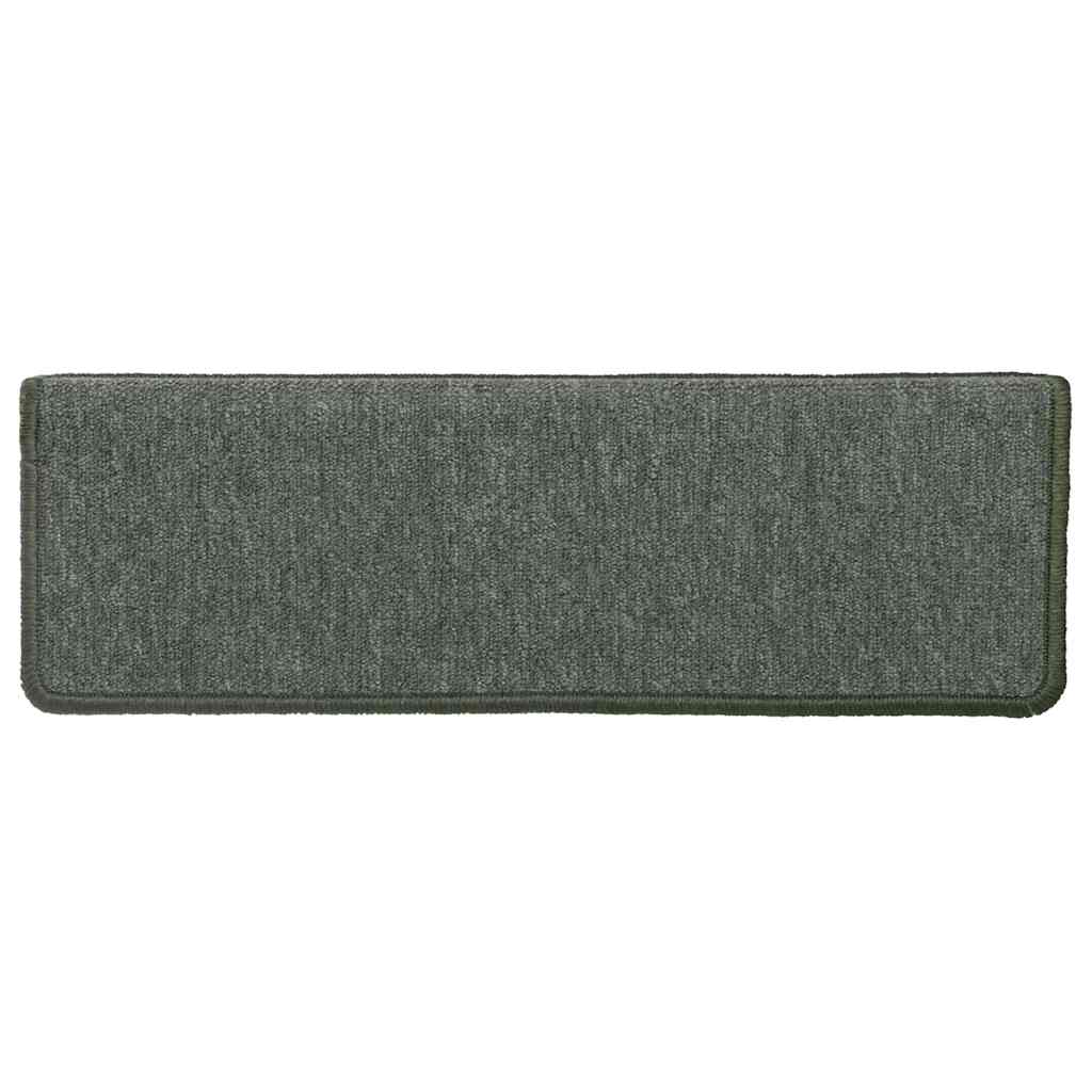 Stufenmatten 15 Stk. 65x21x4 cm Anthrazit Rechteckiger Rand