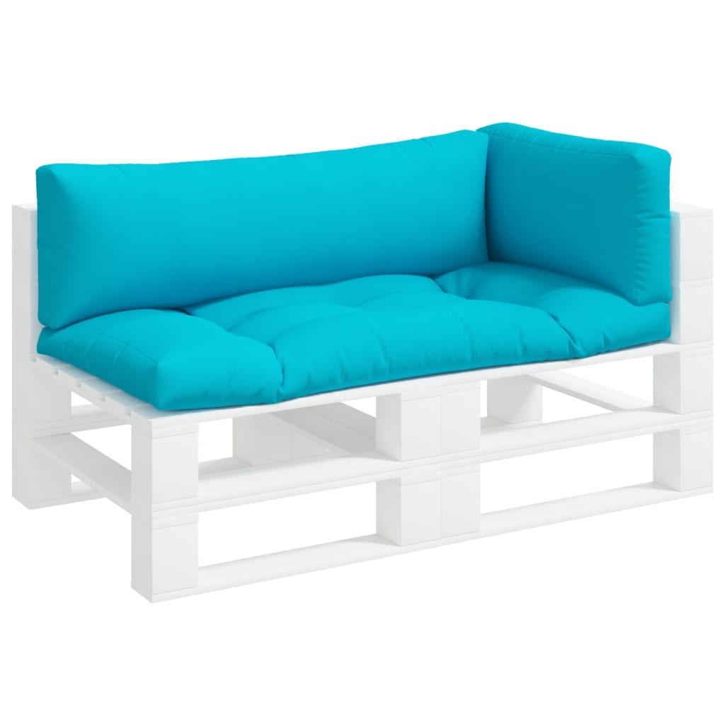Palettenkissen Blau Weiß Gestreift 58x58x10 cm Oxford-Gewebe
