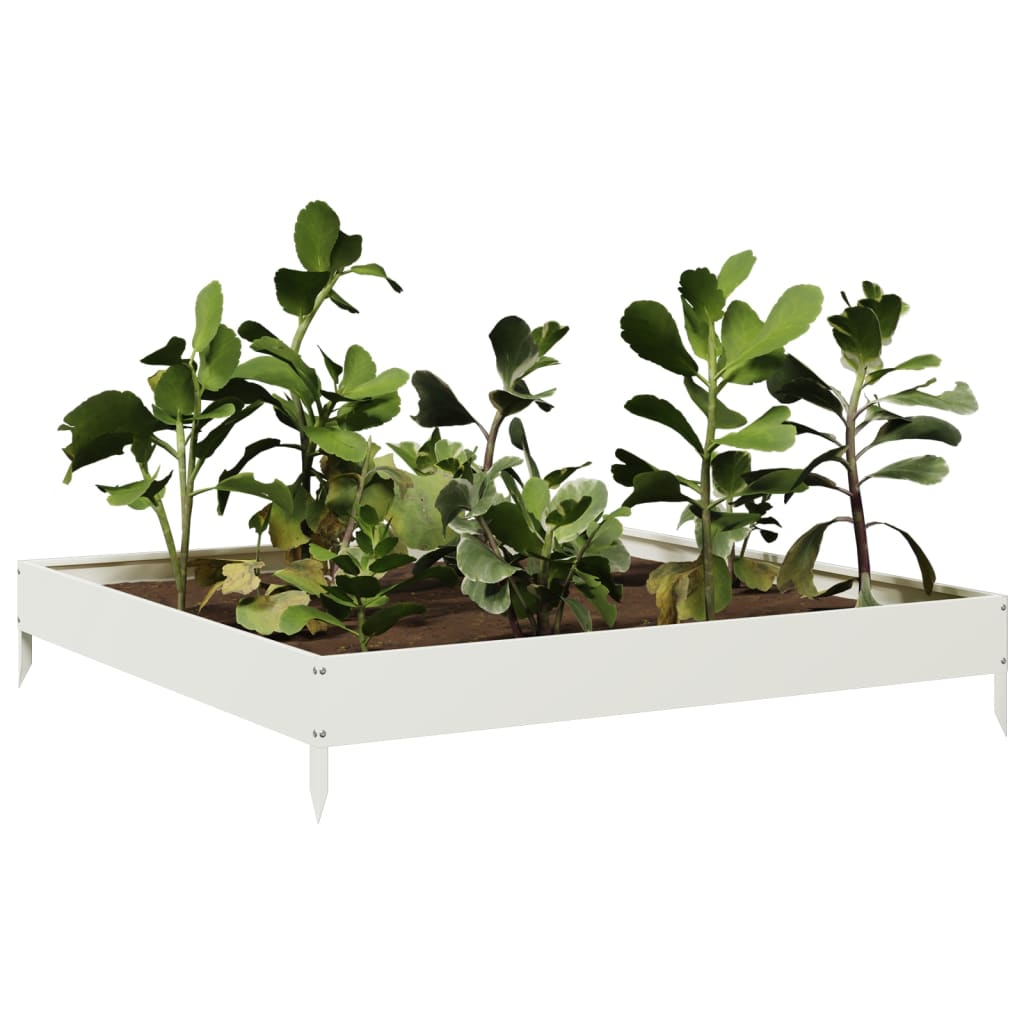 Hochbeet 100x100x18,5 cm Cortenstahl