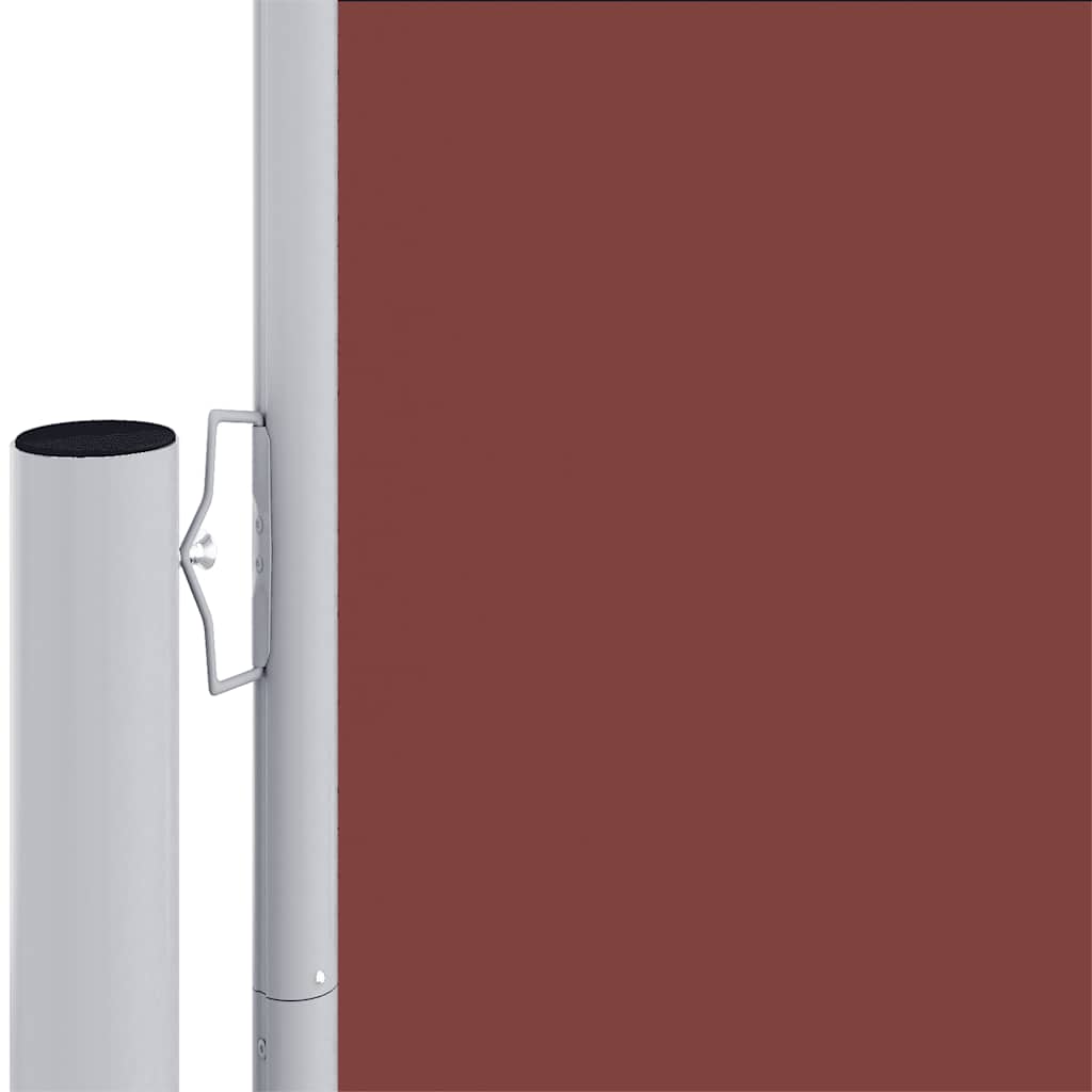 Ausziehbare Seitenmarkise 160×600 cm Braun