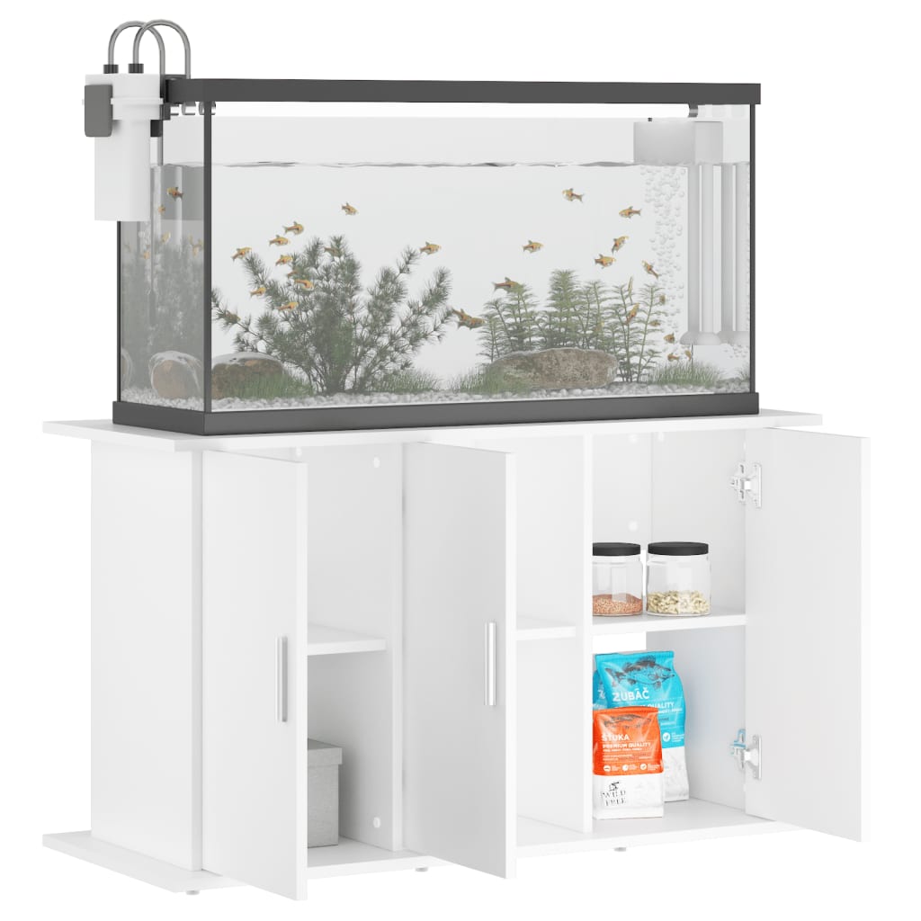 Aquariumständer Weiß 81x36x73 cm Holzwerkstoff