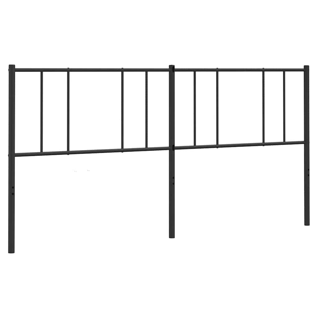 Ersatz-Kopfteil Metall Schwarz 80 cm