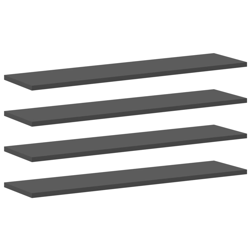 Bücherregal-Bretter 4 Stk. Weiß 40x10x1,5 cm Holzwerkstoff