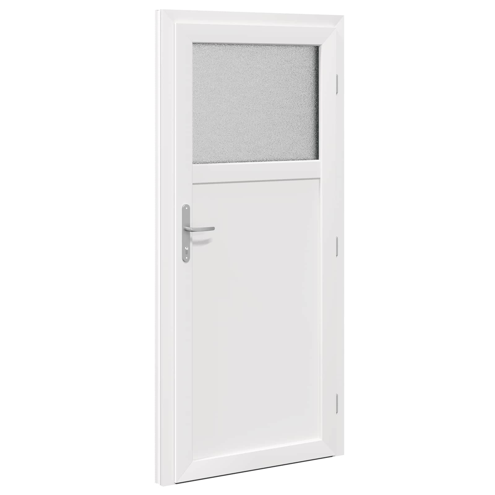 Seiteneingangstür Anthrazit 98 x 198 cm PVC