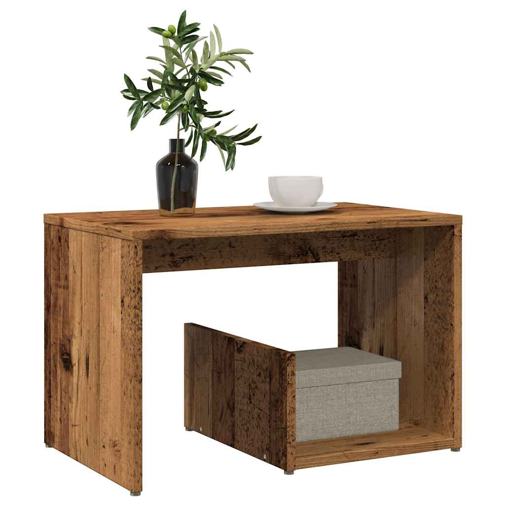 Beistelltisch Weiß 59x36x38 cm Holzwerkstoff