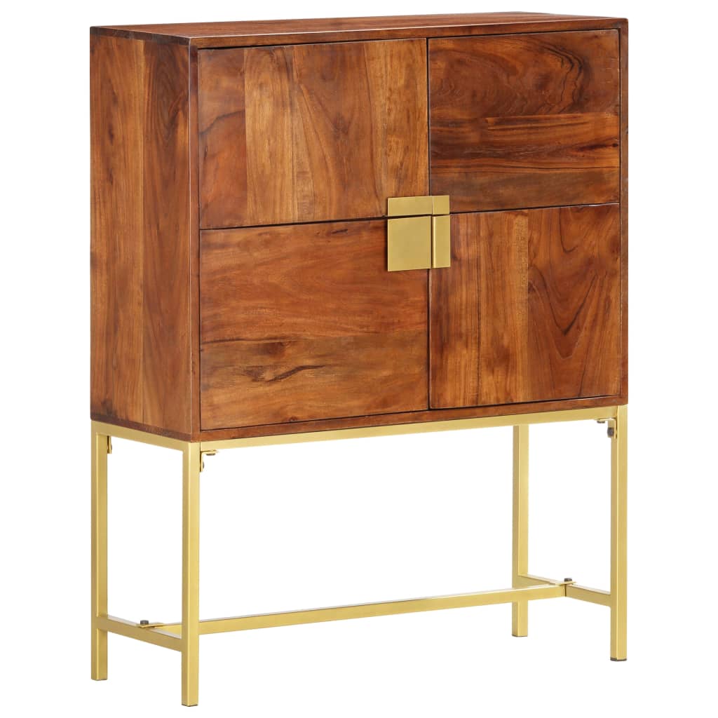 Highboard 80x30x100 cm Massivholz Mango