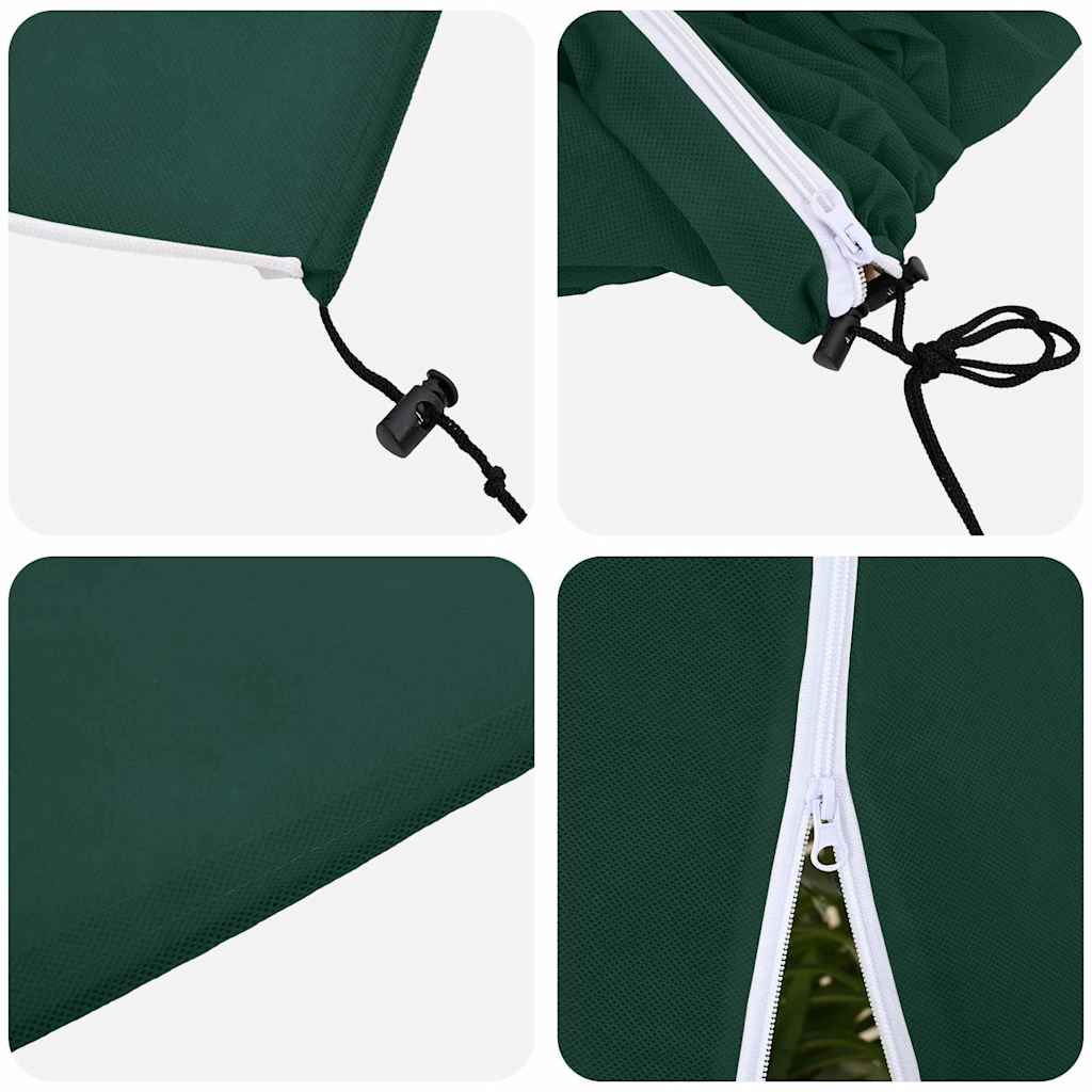 Wintervlies mit Reißverschluss 4 Stk. 70 g/m² 1x1,55 m