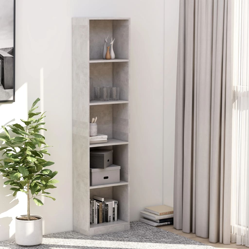 Bücherregal 3 Fächer Weiß 40x24x109 cm Holzwerkstoff