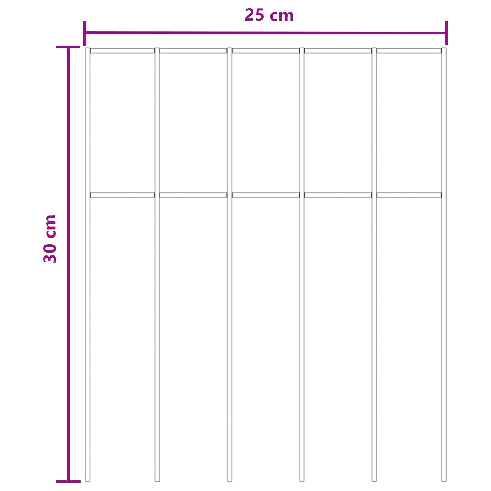 Gartenzaun-Paneel 12 pcs Verzinkter Stahl Silber