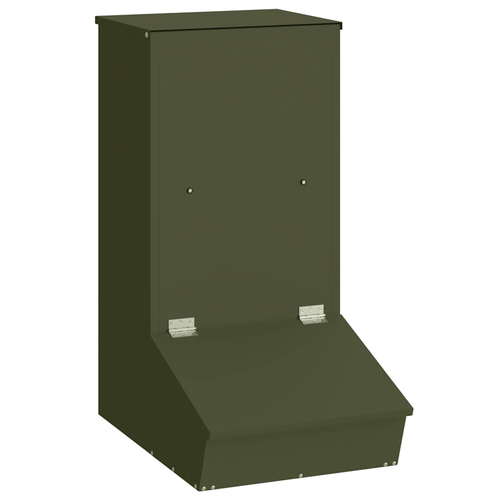 Schweinfutterspender Schwarz 55 x 38 x 76 cm